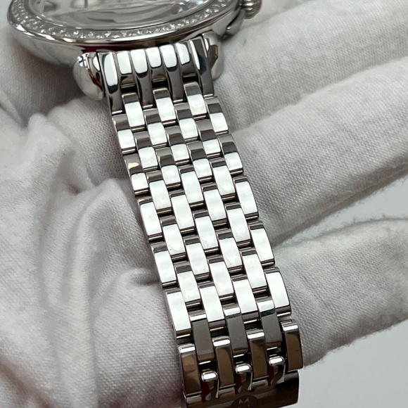 💖Michele Serein💖Diamond Silver Dial Chronograph 40mm Stainless Steel Ladi… - Picture 8 of 17